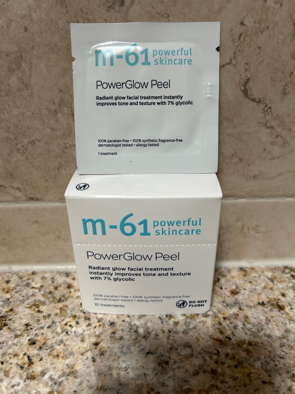 NWT m-61 PowerGlow Peel Radiant Glow Facial Treatment - 10